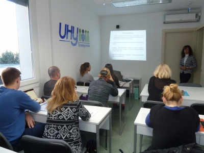 Prikaz predavanja u prostorima UHY Trening centra
